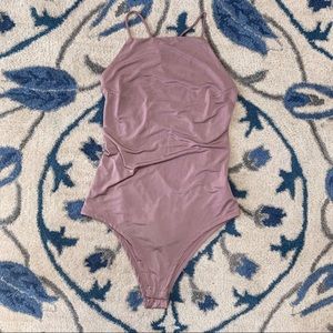 Corset back bodysuit